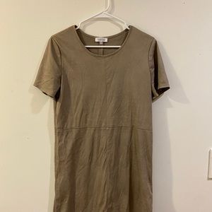 Barney’s Suede Shift Dress